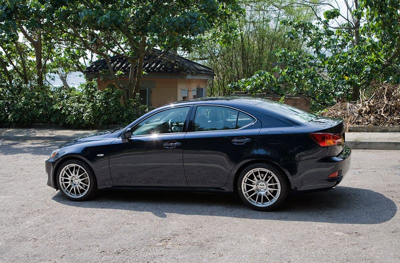 2007 Lexus IS 250 with 18x8.5 Volk Racing Progressive ME wheels