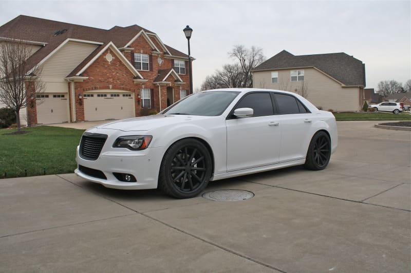 2012 Chrysler 300 with 22x9 Vossen CV1 wheels