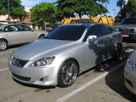 2006 Lexus IS 350 with 19x8.5 Enkei Racing GTC01 wheels