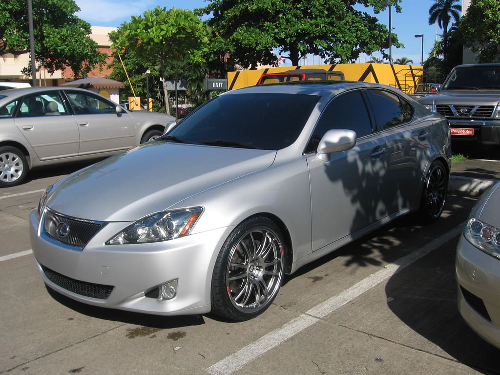 2006 Lexus IS 350 with 19x8.5 Enkei Racing GTC01 wheels
