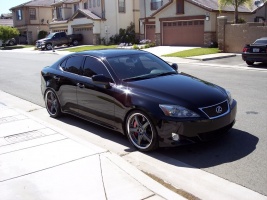 2007 Lexus IS 250 with 19x8.5 Volk GT-S wheels