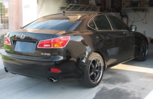 2007 Lexus IS 250 with 18x8.5 Foose DF-5 wheels