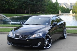 2007 Lexus IS 350 with 20x8.5 Stern Stern ST-6 Yoshi wheels