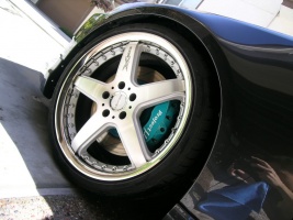 2006 Lexus IS 250 with 19x8 Rays Lexion X503 wheels