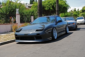 1993 Nissan S13 with 17x10 Enkei RPF1 wheels