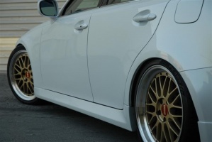2007 Lexus IS 350 with 19x8.5 wheels