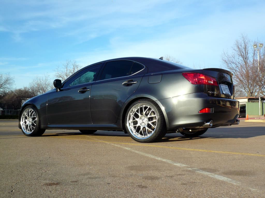 2007 Lexus IS 350 with 19x8.5 wheels