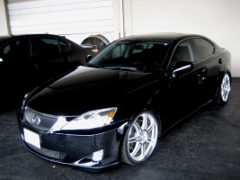 2007 Lexus IS 350 with 20x8.5 Work Varianza T1S wheels