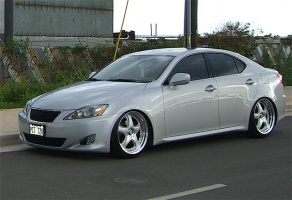 2008 Lexus IS 250 with 19x9 Junction Produce Scara wheels