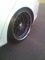 2007 Lexus IS 250 with 19x8.5 Asanti AF-120 wheels
