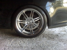2007 Lexus IS 250 with 19x8.5 wheels