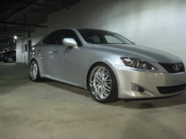 2008 Lexus IS 350 with 19x8.5 NAD 4 wheels