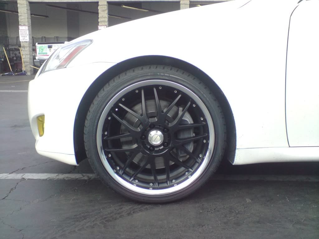 2006 Lexus IS 350 with 19x8.5 Racing Hart C4-R wheels