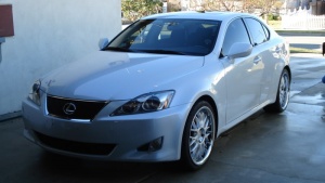 2008 Lexus IS 250 with 19x8.5 5 Zigen Sport Engine wheels