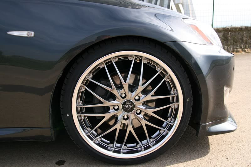 2007 Lexus IS 250 with 19x8 Barracuda Voltec T6 wheels
