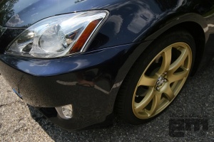 2008 Lexus IS 250 with 18x8 wheels