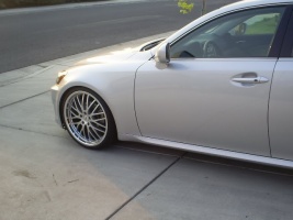 2008 Lexus IS 250 with 20x8.5 TSW Snetterton wheels