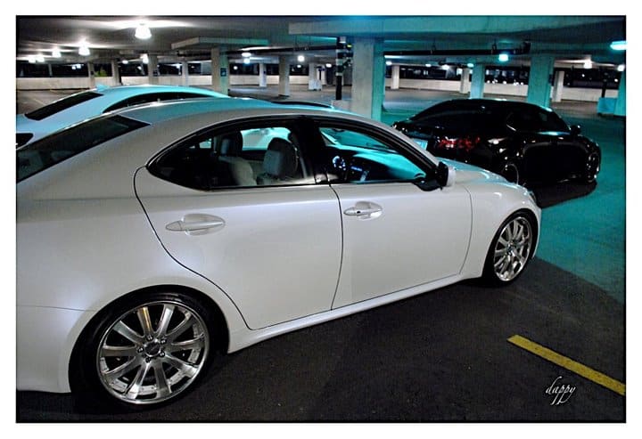 2006 Lexus IS 250 with 19x8.5 SSR Vienna Zweels wheels