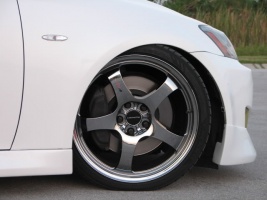2007 Lexus IS 250 with 19x8.5 Racing Hart CPF-Tuner wheels