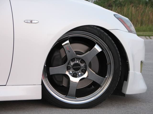 2007 Lexus IS 250 with 19x8.5 Racing Hart CPF-Tuner wheels
