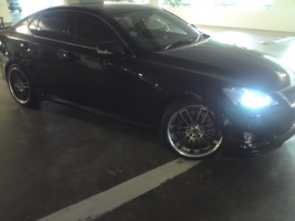 2009 Lexus IS 250 with Volk GT30 wheels
