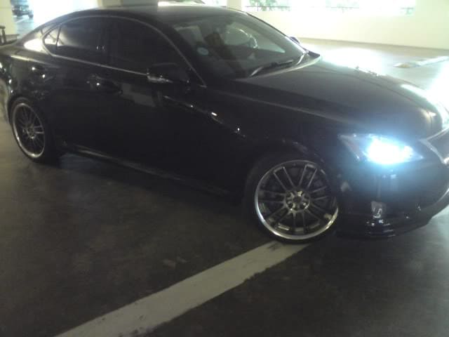 2009 Lexus IS 250 with Volk GT30 wheels