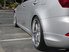 2007 Lexus IS 350 with 20x8.5 Work Varianza T1S wheels