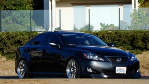 2008 Lexus IS 250 with 19x9 SSR MS1 wheels