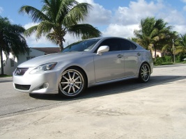 2009 Lexus IS 250 with 19x8.5 Petrol Metrix wheels