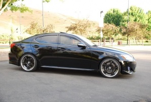 2008 Lexus IS 250 with 19x8.5 Volk SF Challenge wheels