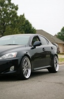 2007 Lexus IS 250 with 20x9 Work Schwert SC1 wheels