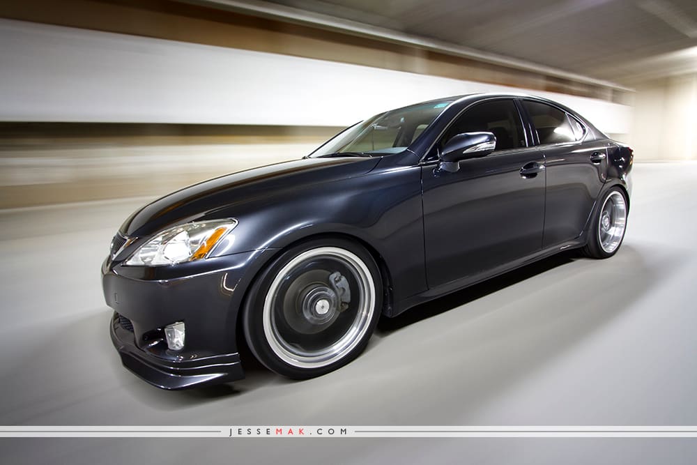 2009 Lexus IS 250 with 19x8 TSW Strip wheels