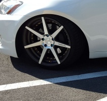 2010 Lexus IS 350 with 19x8.5 Vertini Dynasty wheels