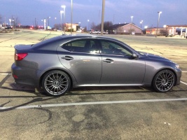 2013 Lexus IS 350 with 19x8.5 OZ Superturismo LM wheels