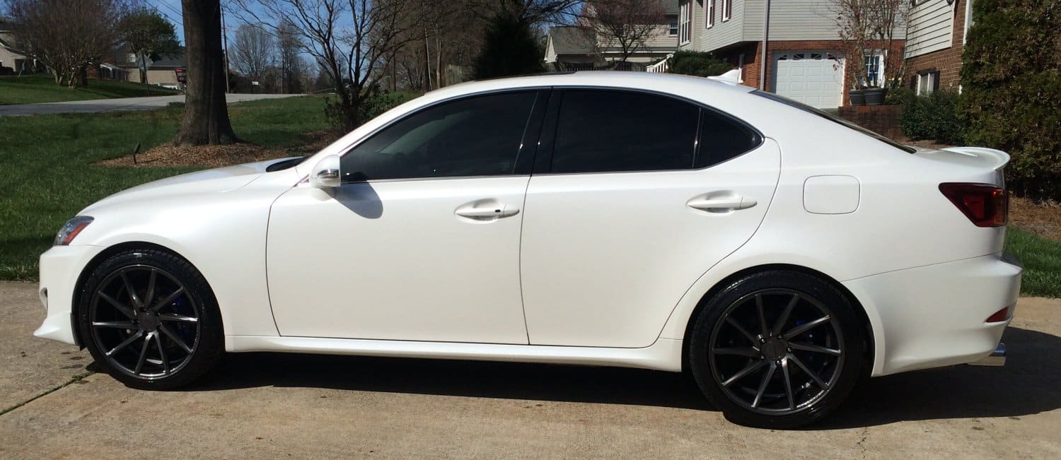 2009 Lexus IS 250 with Vossen CVT wheels