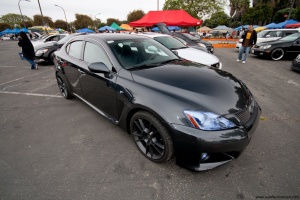 2008 Lexus IS-F with 19x8.5 Five Axis S5:F wheels
