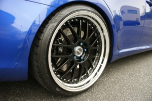 2008 Lexus IS-F with 20x9 SSR MS-1 wheels