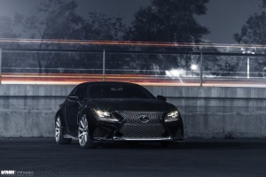 2015 Lexus RC F with 20x9 VMR V702 wheels