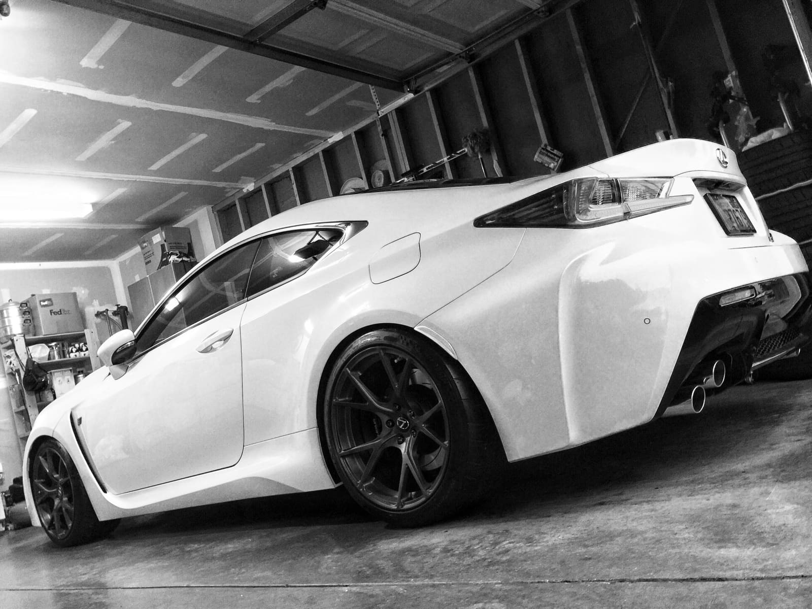 2015 Lexus RC F with 19x10 Velos Designwerks S3 wheels