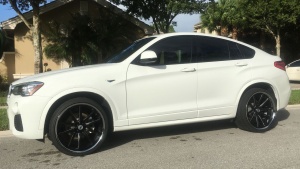 2016 BMW X4 with 22x9 Asanti ABL-5 wheels