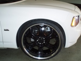 2007 Dodge Charger with 24x10 wheels