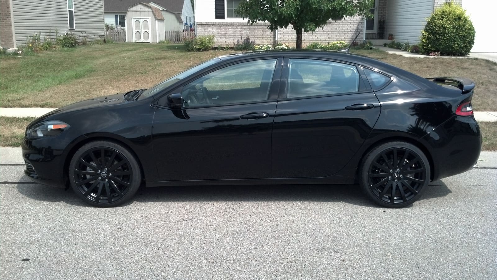 2013 Dodge Dart with 19x8.5 wheels