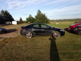 2013 Dodge Dart with 18x7.5 XXR 001 wheels