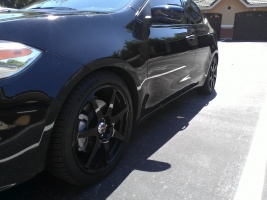 2013 Dodge Dart with 18x8.5 wheels