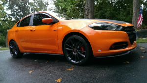 2013 Dodge Dart with 19x8 wheels