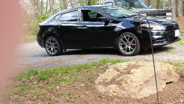 2015 Dodge Dart with Enkei M52 wheels