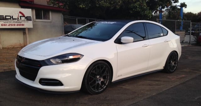 2013 Dodge Dart with 18x8 TSW Nurburgring wheels