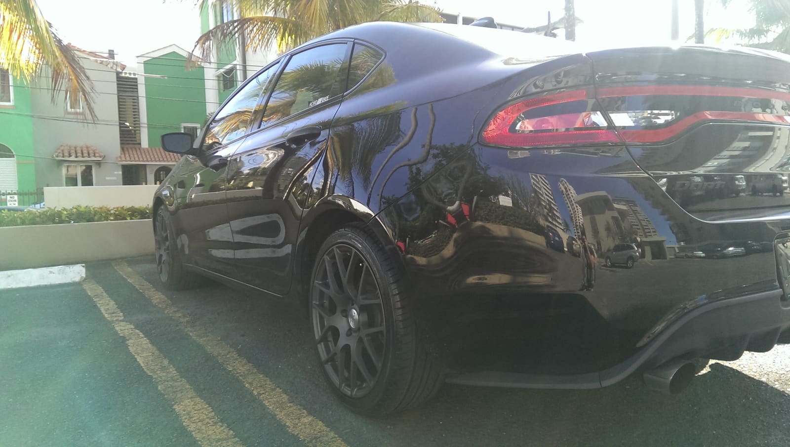 2013 Dodge Dart with 18x8 TSW Nurburgring wheels