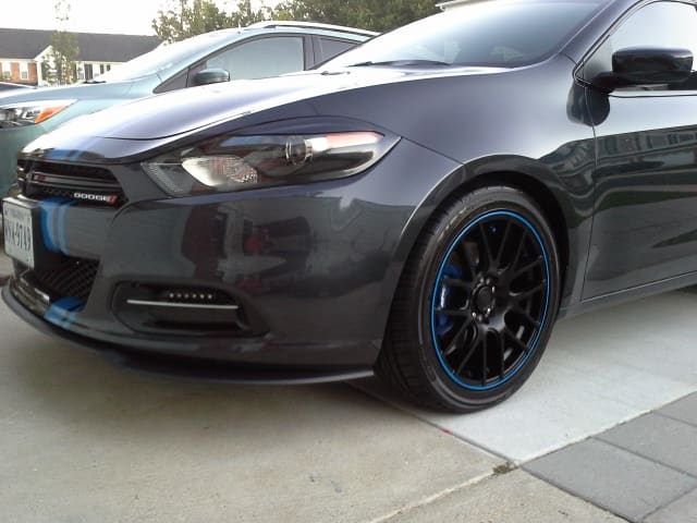 2014 Dodge Dart with 18x8 Rage 20 wheels