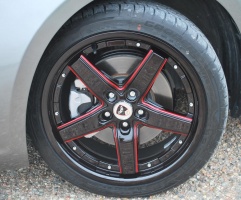 2013 Dodge Dart with 18x8 wheels